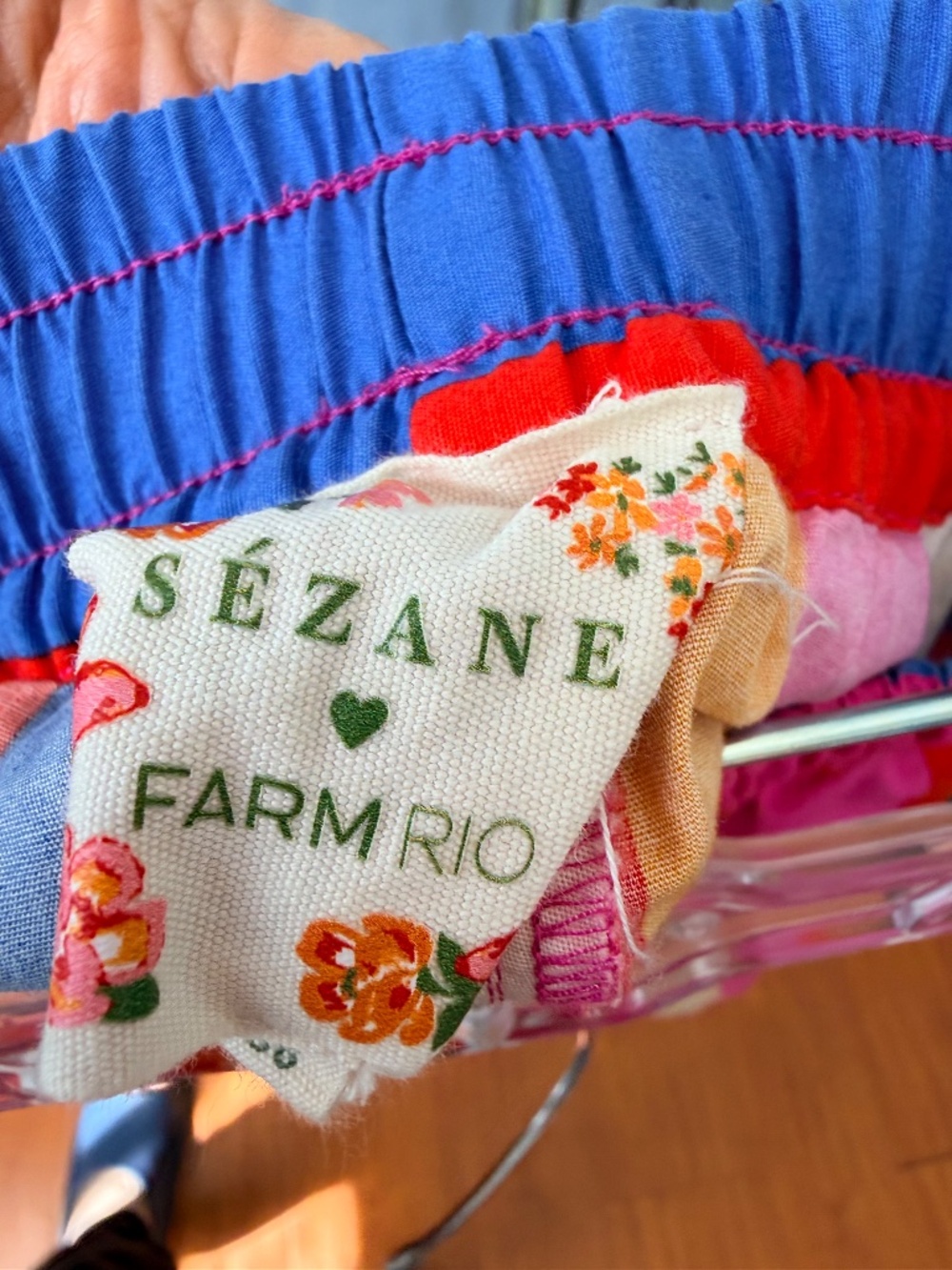 Sezane x Farm Rio Kurt Shorts Striped Size 36 - Picture 6 of 8